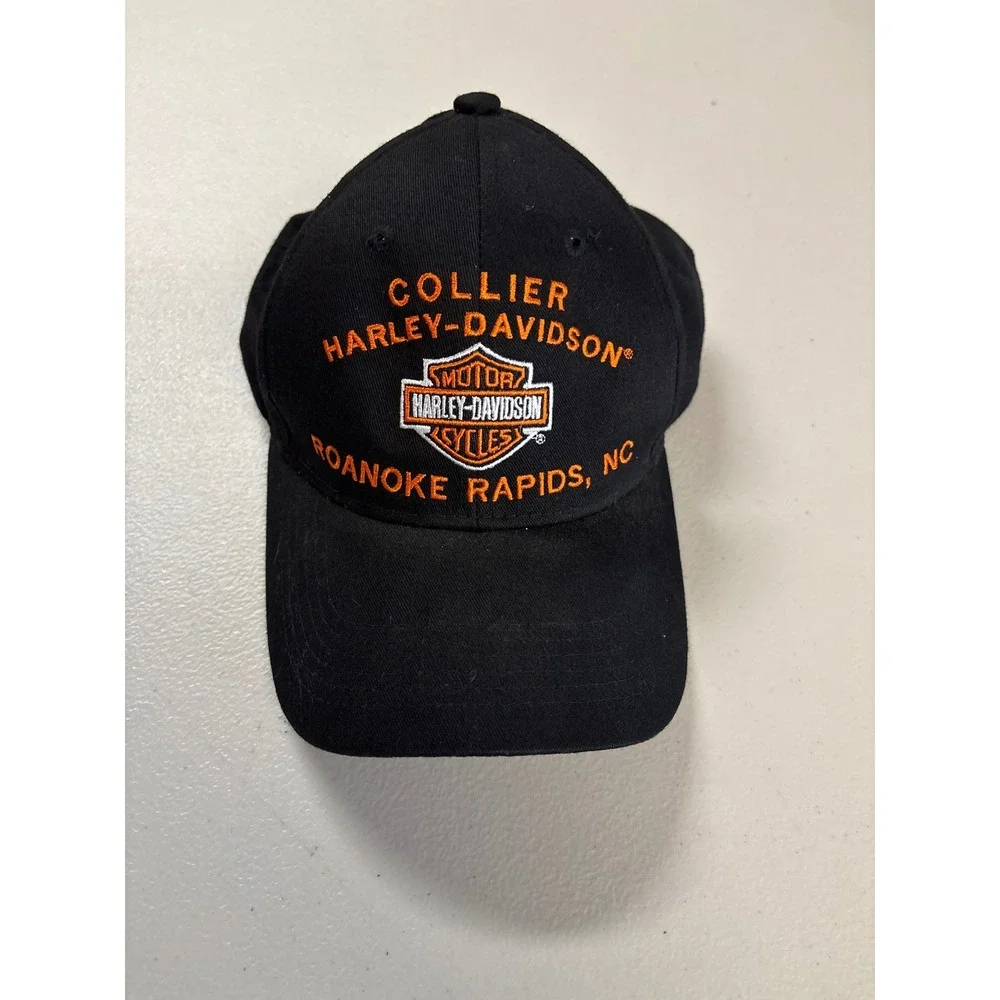 Harley-Davidson Men's OSFM Black Good Collier Roanoke Rapids NC Hat Baseball Cap